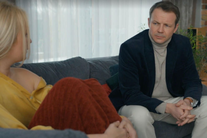 Barwy szczęścia, odcinek 3392: Karolina (Marta Dąbrowska) i Bruno (Lesław Żurek)