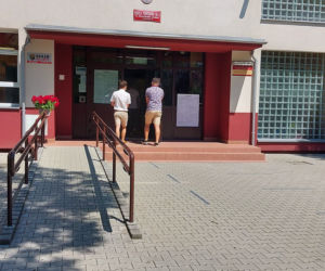 Tak głosowano w jednym z lokali wyborczych w Krakowie