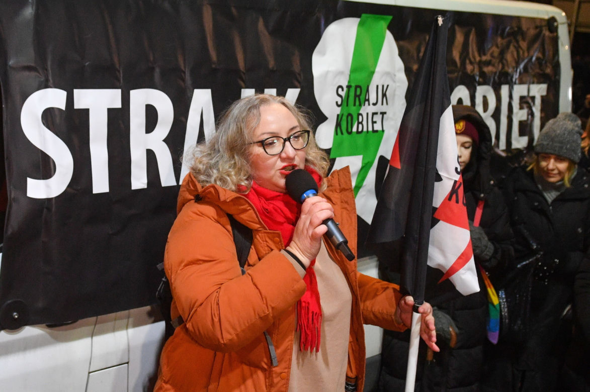 Protest pod domem Jarosława Kaczyńskiego