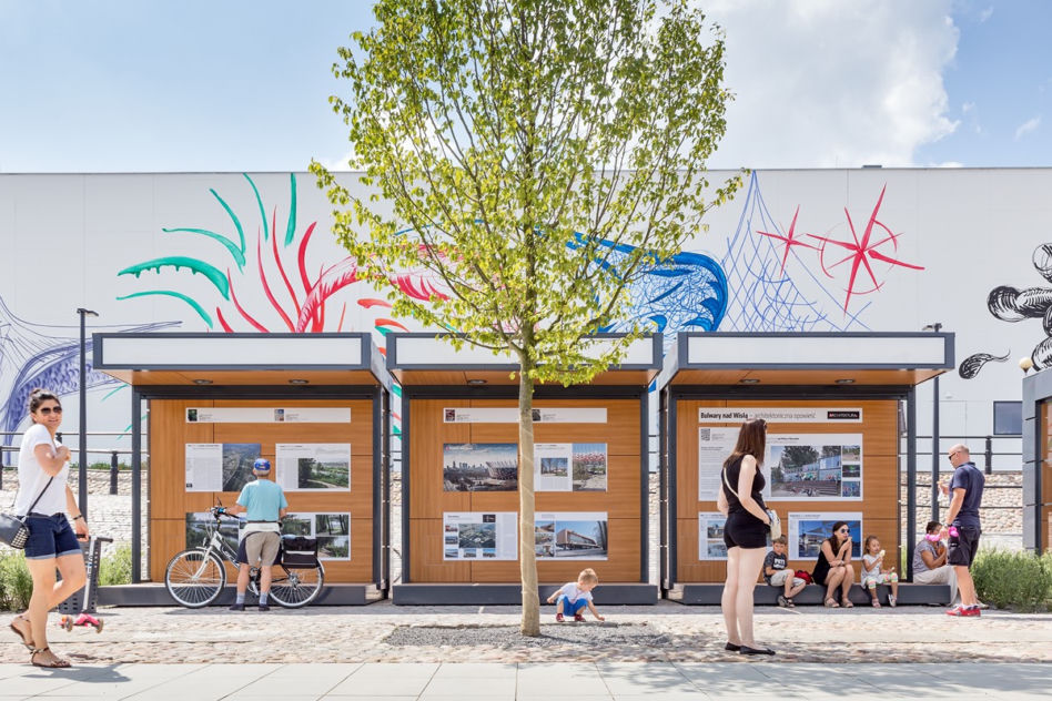 Nadwiślańskie bulwary - wystawa "Architektury-murator"