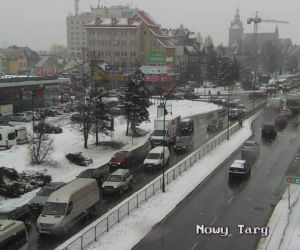 Potężne śnieżyce w Małopolsce