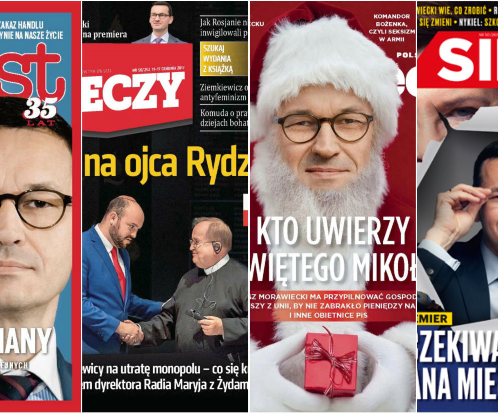 Okładki tygodników na 11-17 grudnia 2017