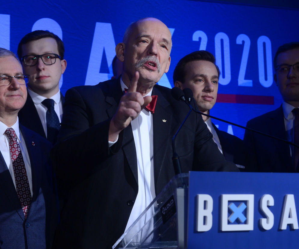 WRZE w Konfederacji! Korwin-Mikke wzgardliwie o kobietach. Ich czci broni Bosak