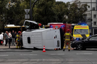 Wypadek w Warszawie