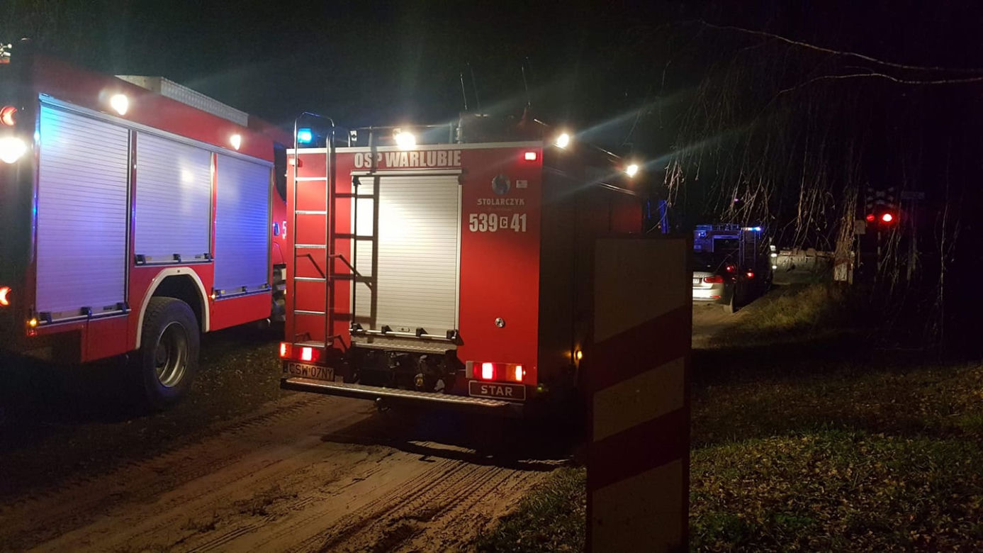Wypadek na przejeździe kolejowym w Gajewie! 