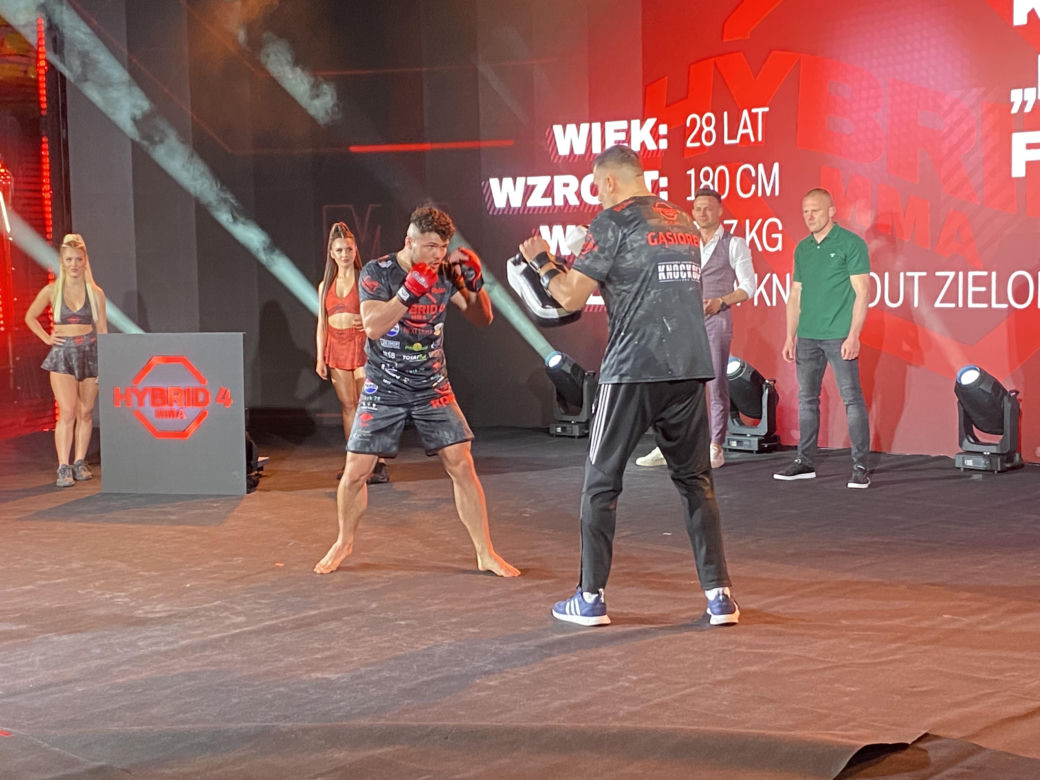 Media trening przed Hybrid MMA 4 w Zielonej Górze