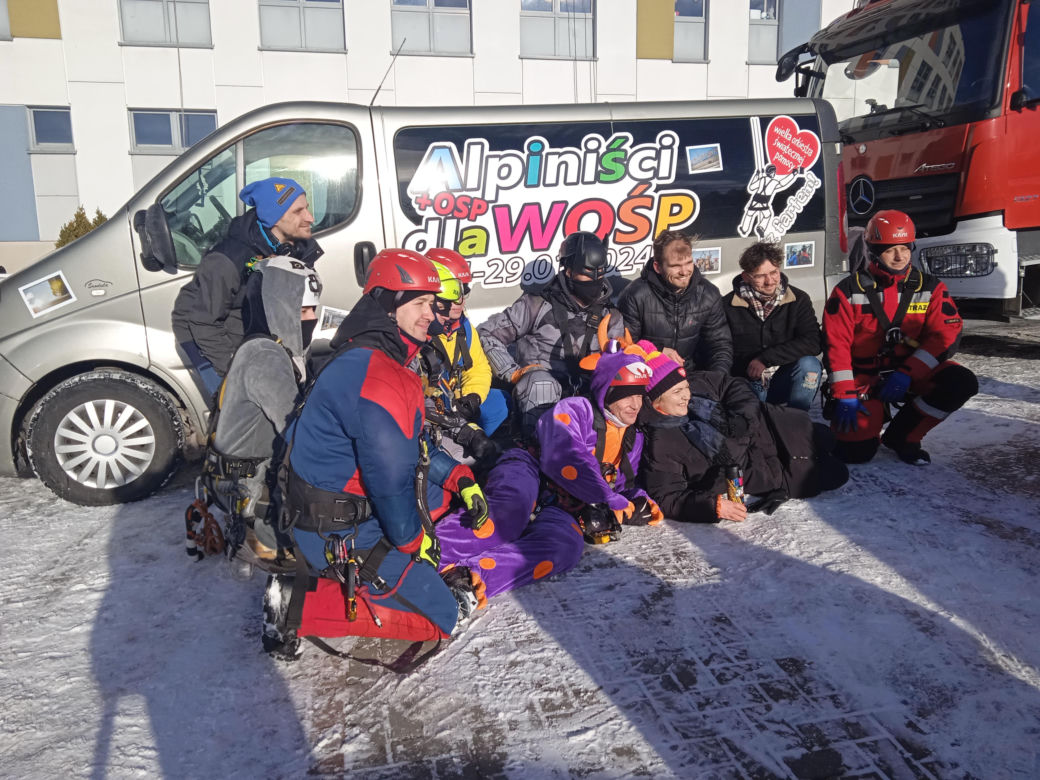 Alpiniści dla WOŚP. Olsztyn 2024