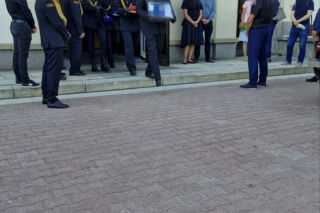 Pogrzeb strażaka w Toruniu