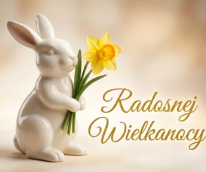 Kartka wielkanocna z życzeniami