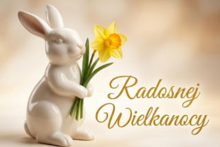Kartka wielkanocna z życzeniami