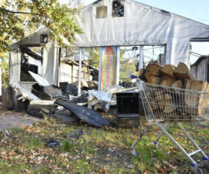 Pożar baru Aloha przy Świderskiej na Tarchominie