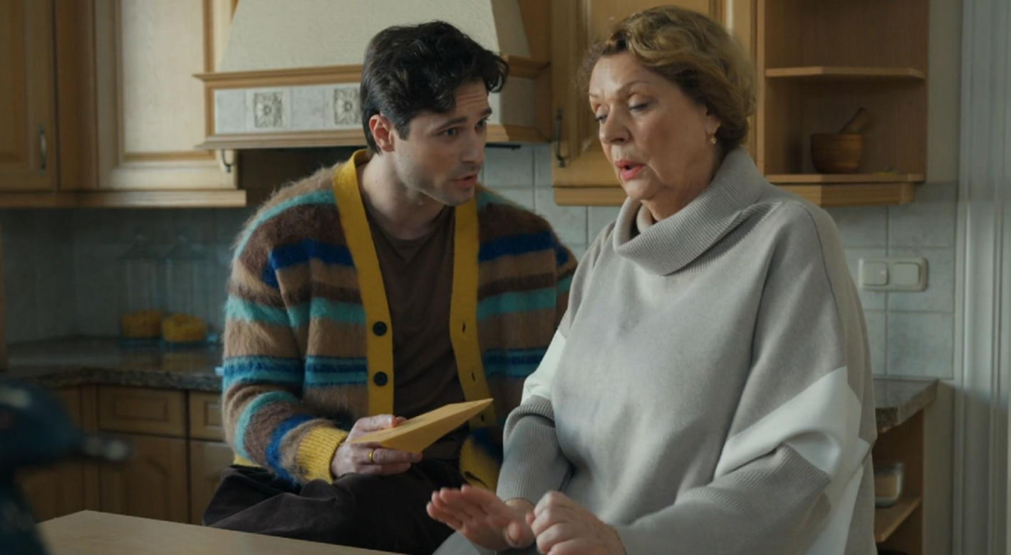 Barwy szczęścia odc. 3204. Józefina Rawiczowa (Elżbieta Jarosik), Cezary (Marcel Opaliński)