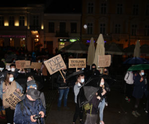 30 października - protesty w Kielcach