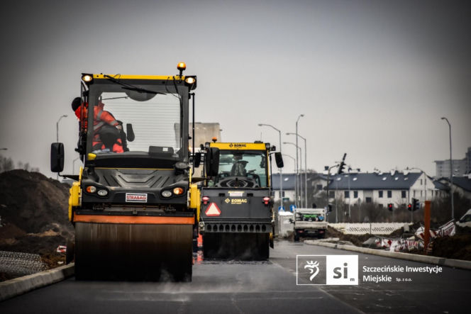 Pierwszy asfalt na Trasie Północnej