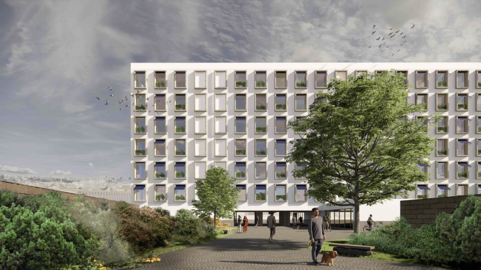 Wizualizacja projektu The Contemporary Pombalina House, Portugalia (II miejsce)