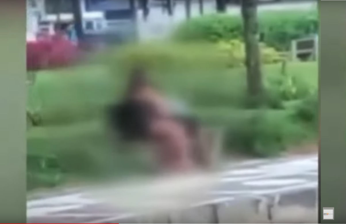 Uprawiali seks na ulicy w biały dzień! Film trafił do sieci