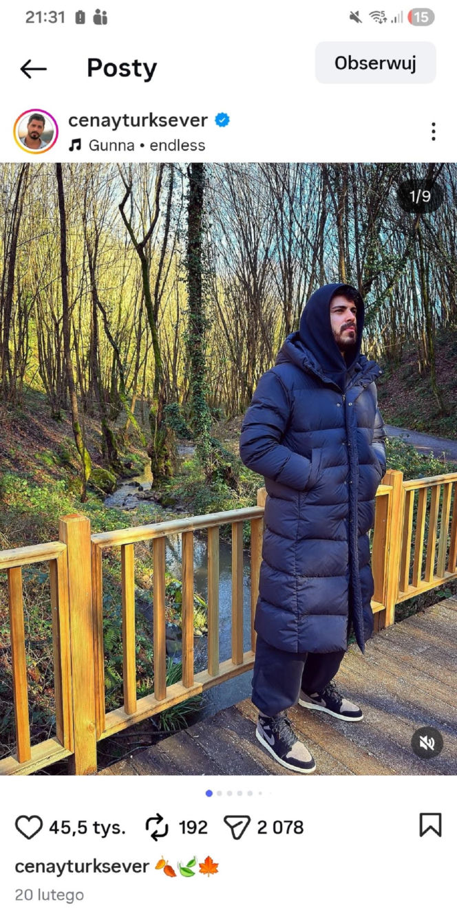 Cenay Turksever prywatnie - Cihan z serialu "Panna młoda"