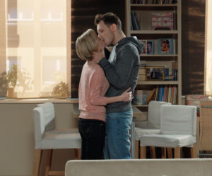 Pierwsza miłość. Sabina (Urszula Dębska), Radek (Mateusz Banasiuk)