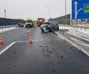 Mokrzyska. WYPADEK na autostradzie A4. W kraksie brało udział sześć samochodów