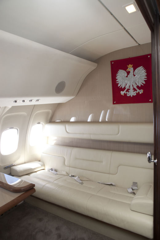 Ujawniamy nowe wnętrze rządowego Tu-154
