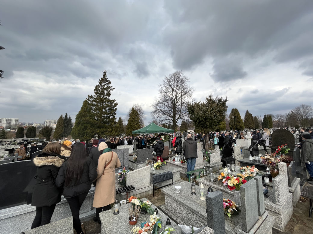 Pogrzeb Aleksandry i Oliwii z Częstochowy