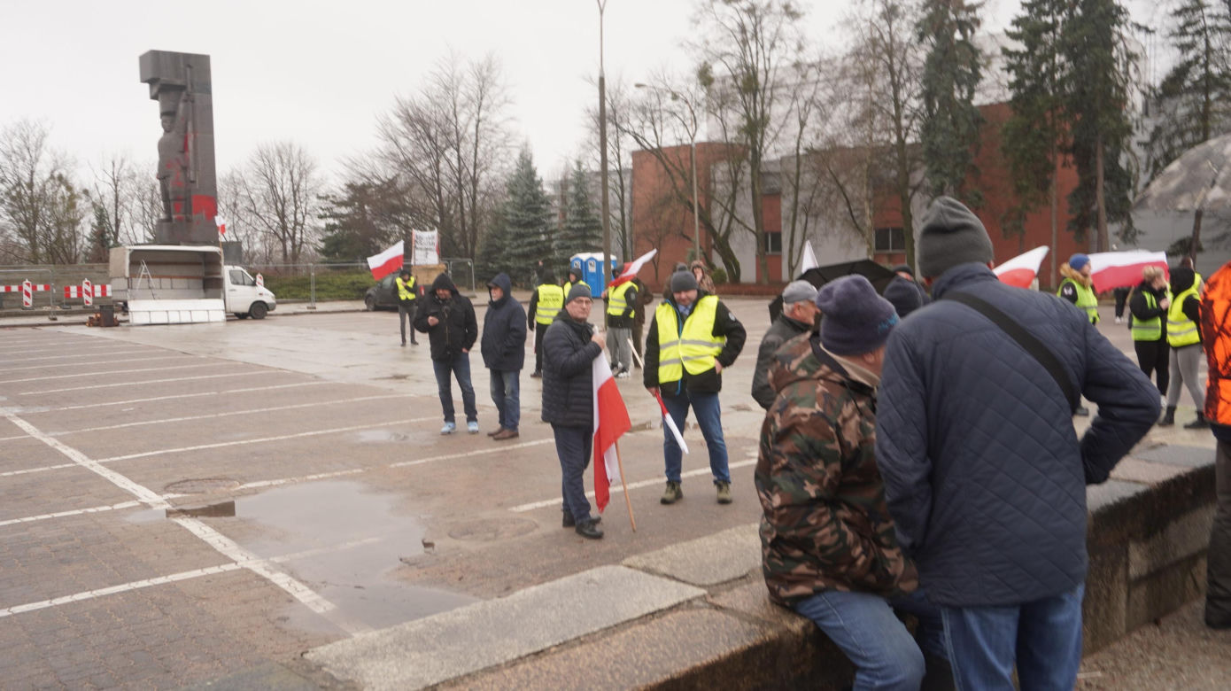 Protest rolników w Olsztynie, 20 lutego 