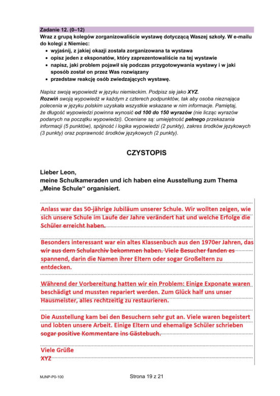 Matura 2025 niemiecki: ODPOWIEDZI do wszystkich zadań, gotowe rozwiązania matury z niemieckiego - Formuła 2023 [7.05.2025]