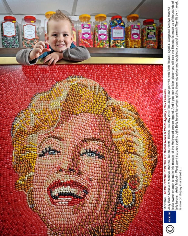 Marilyn Monroe z żelek