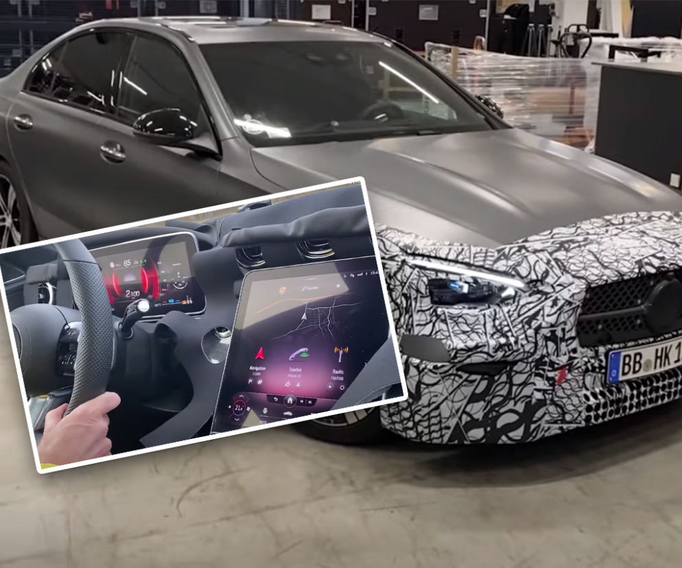 Wnętrze Mercedesa Klasy C będzie pełne ekranów