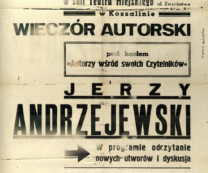 Koszalin. Stare plakaty zapowiadające imprezy