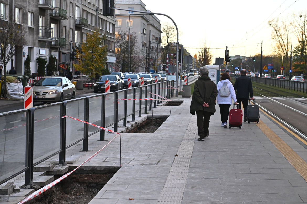 Przebudowa przystanku Grochowska