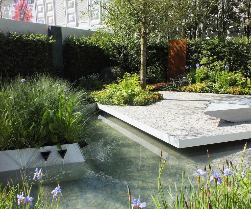 Angielski ogród, woda deszczowa i zrównoważony rozwój - Chelsea Flower Show