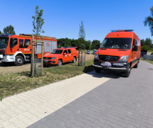 Akcja poszukiwawcza na zbiorniku w Zaborowie