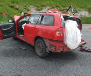Wypadek na autostradzie A4
