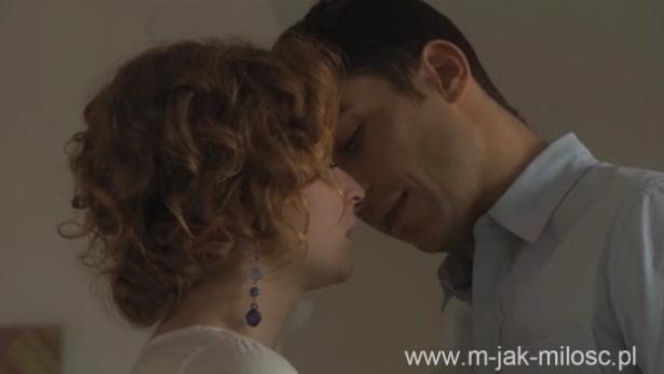 M jak MIŁOŚĆ. Marek Mostowiak (Kacper Kuszewski), Ewa Kolęda (Dominika Kluźniak)