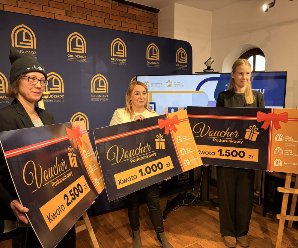 Podsumowanie konkursu promującego kasowanie biletów w MZK Grudziądz