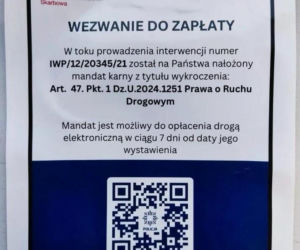 Ulotki z wezwaniem do zapłaty to oszustwo! – ostrzega policja  