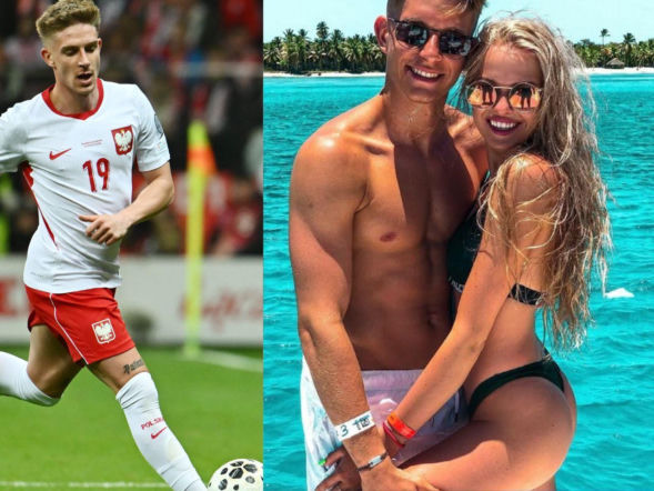 Michał Skóraś i jego DZIEWCZYNA Ada Mizgalska. Piękna muza skrzydłowego reprezentacji Polski [ZDJĘCIA]