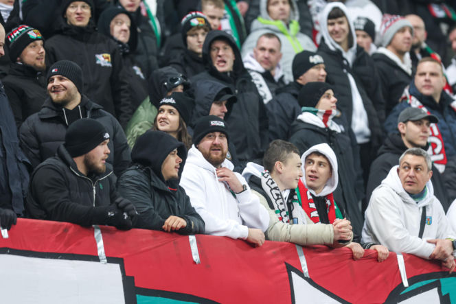 Piast Gliwice - Legia Warszawa, zdjęcia kibiców i zawodników z meczu 18. kolejki PKO BP Ekstraklasy