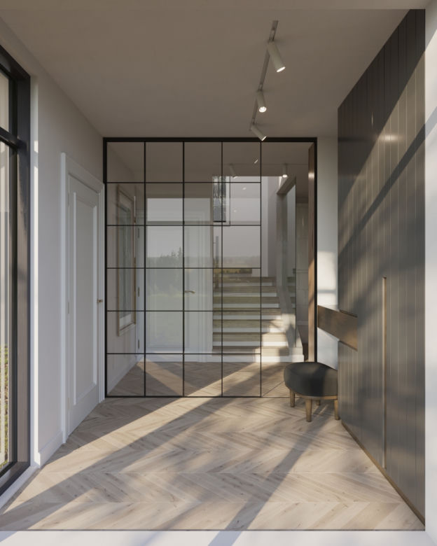 Vintage loft – projekt domu w Warszawie