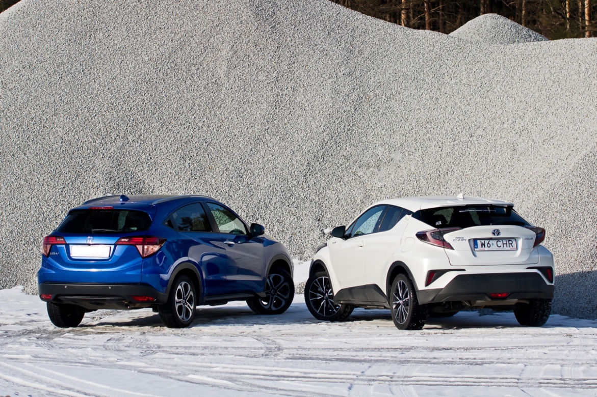 Toyota C-HR 1.8 Hybrid vs. Honda HR-V 1.5 i-VTEC