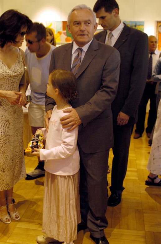 Monika Miller z dziadkiem