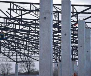 Budowa stadionu w Szczecinie - luty 2020