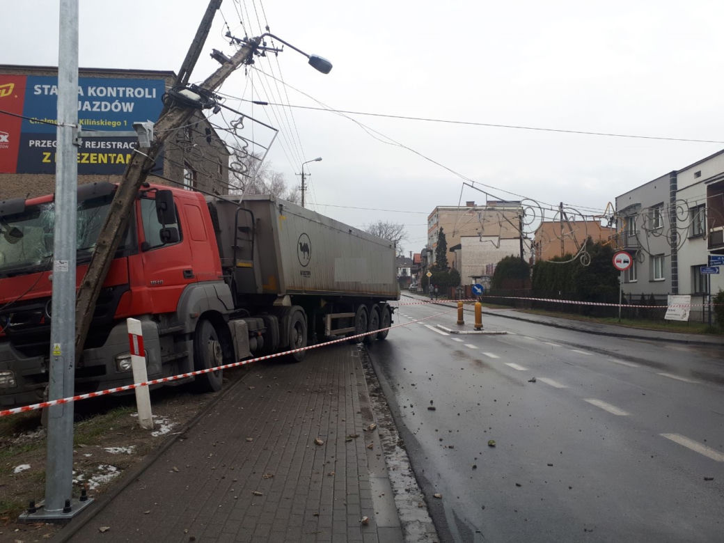 Potężny karambol w Chełmku pod Oświęcimiem