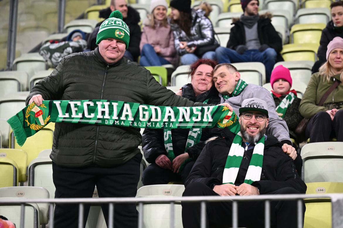 Kibice na meczu Lechia - Śląsk. Zobacz zdjęcia z trybun!