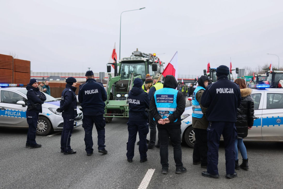 Protesty rolników na Mazowszu