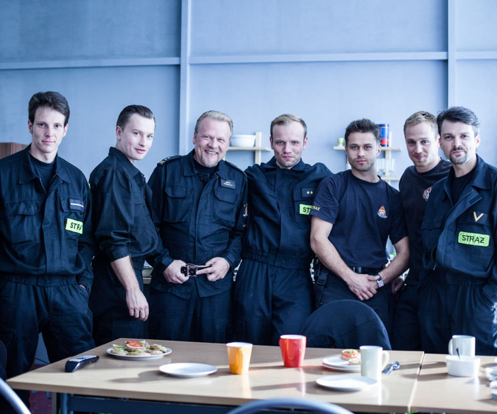 Strażacy. Kuba Wesołowski, Jacek Lenartowicz, Maciej Zakościelny, Mateusz Janicki, Maciej Mikołajczyk