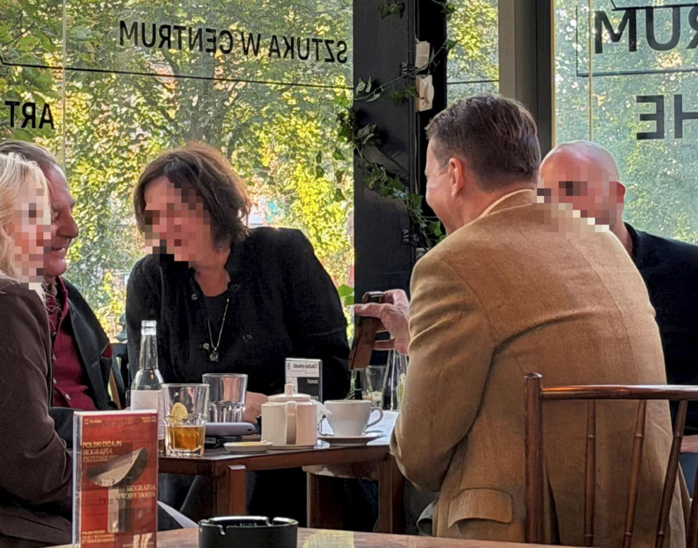 Sikorski i Makłowicz w krakowskim Bunkier Café