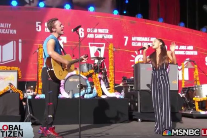 Ariana Grande i Chris Martin w duecie