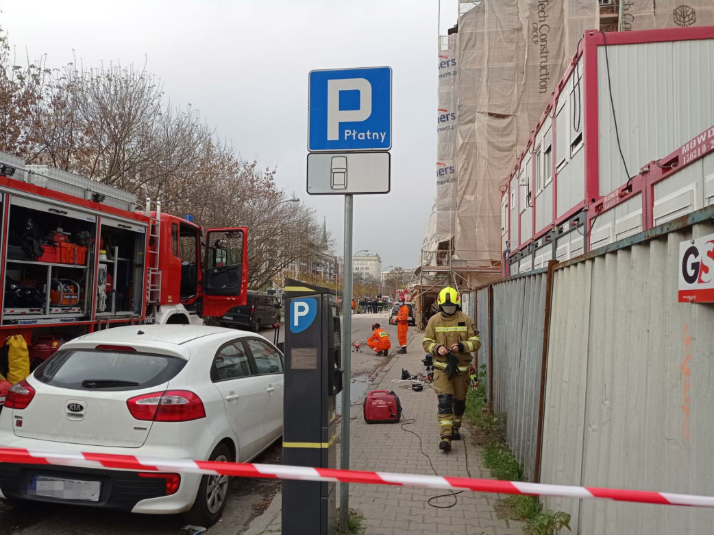 Zawalona kamienica przy ul Wrzesińskiej